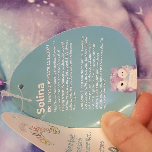 Solina Owl Squishmallow - 20" NWT - Picture 3 of 4